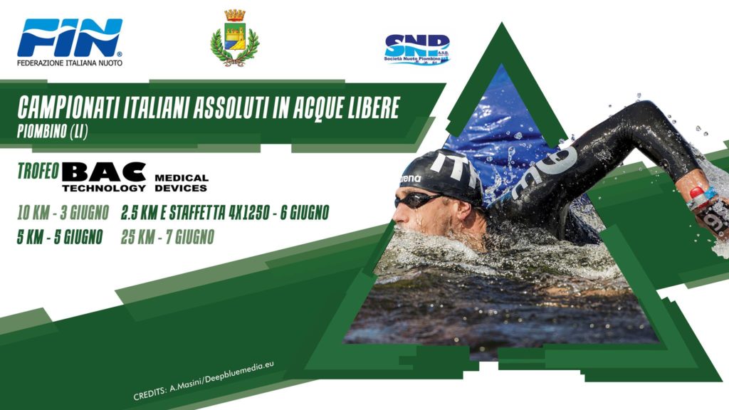 Trofeo Bac Technology ai Campionati Assoluti in Acque Libere 2019